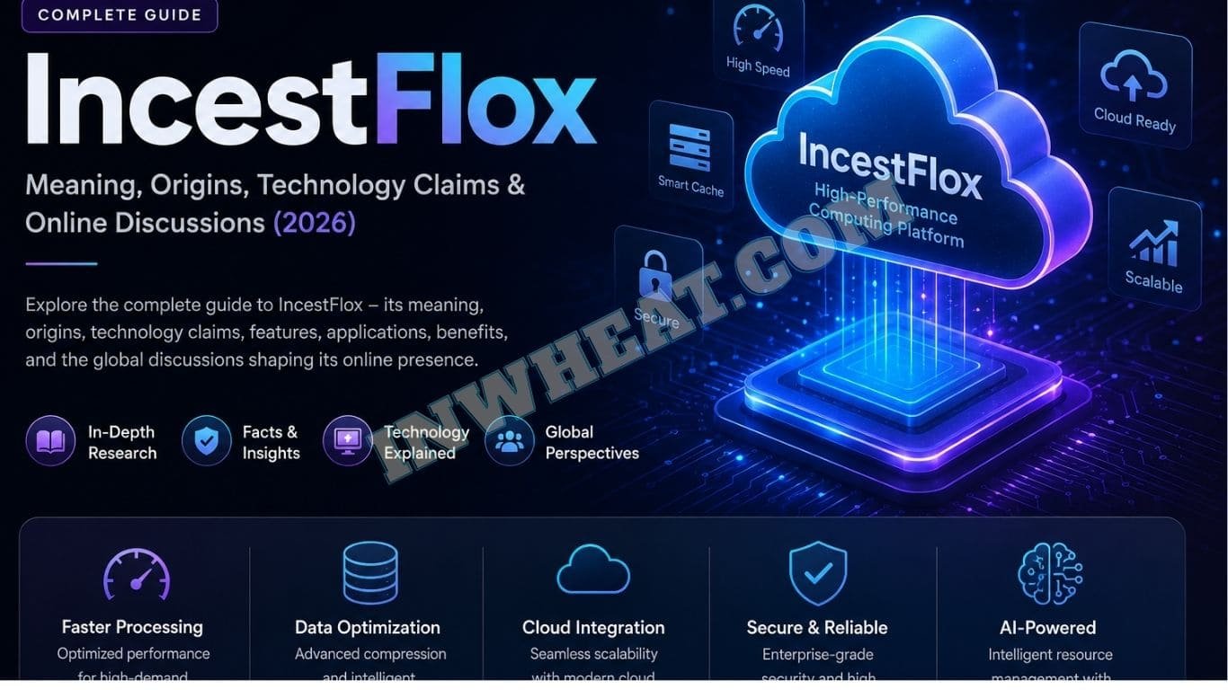 IncestFlox guide illustration showing digital technology, cloud computing, and online discussions.
